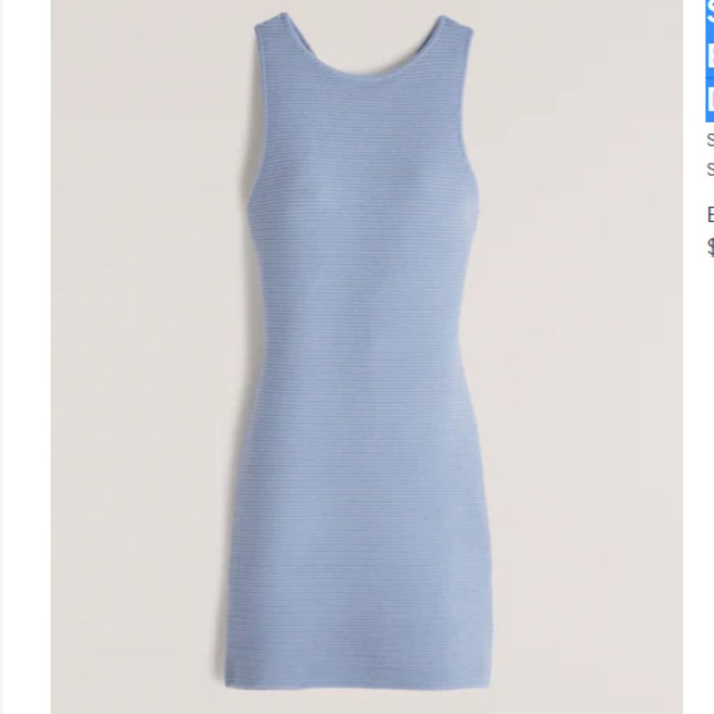 Scuba Cross-Back Knit Mini